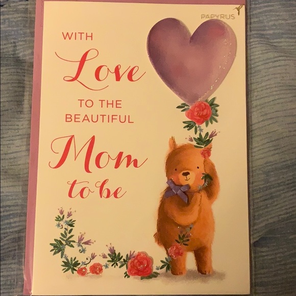 ⚡️5/$30⚡️Papyrus mom-to-be, Mother’s Day card - Picture 4 of 7